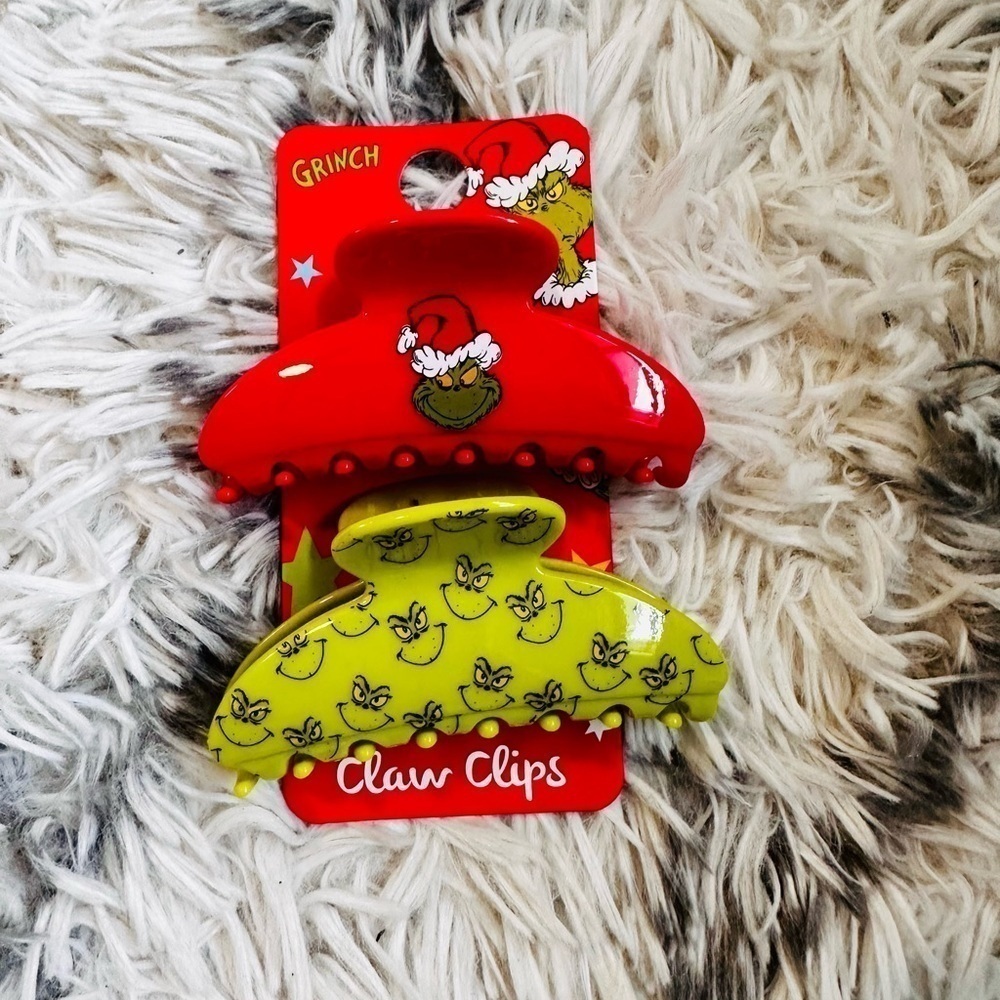 Primark - The Grinch set of 2 Hair Clip Claws
